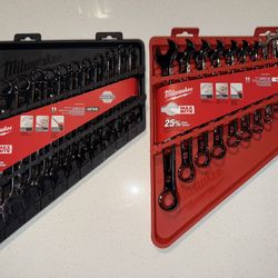 MILWAUKEE 11 pc METRIC & SAE SETS