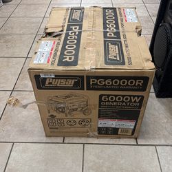 Pulsar Gas Peak 6,000 Watt Generators 