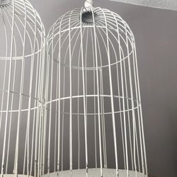 Two New Metal Decorative Bird Cages