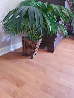 PALM PLANT ATRIFICIAL GREENRY DECORATIVE OFFICE POT HOME LIVING ROOM DECORATE