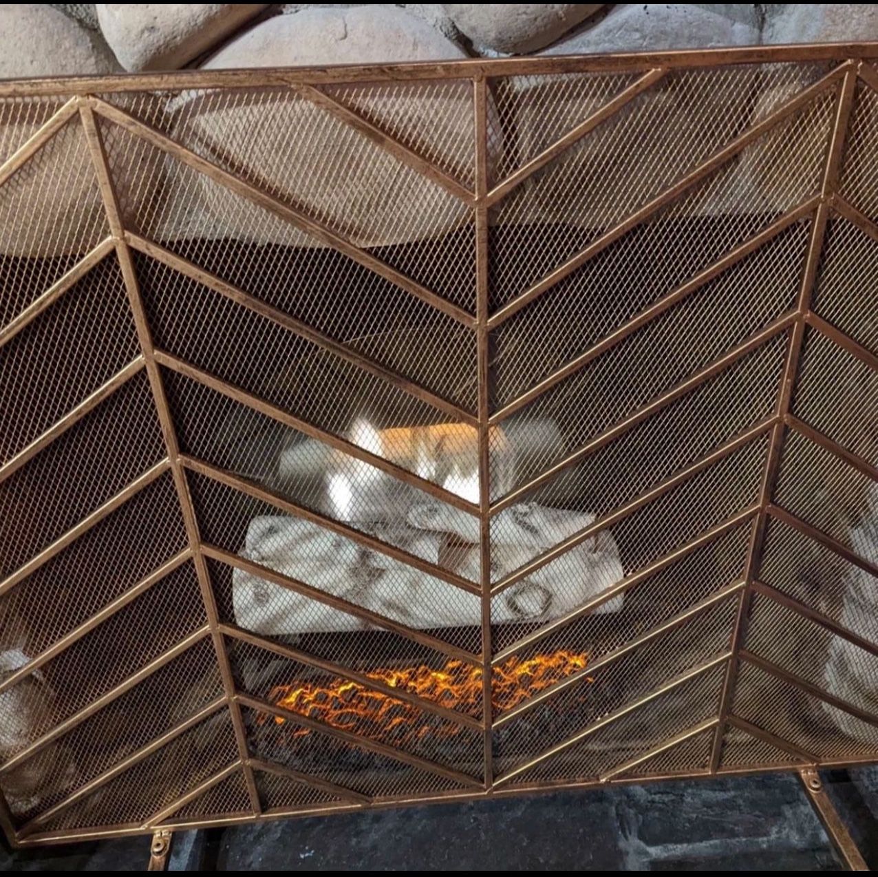 Electric Fireplace Heater Insert & Cover