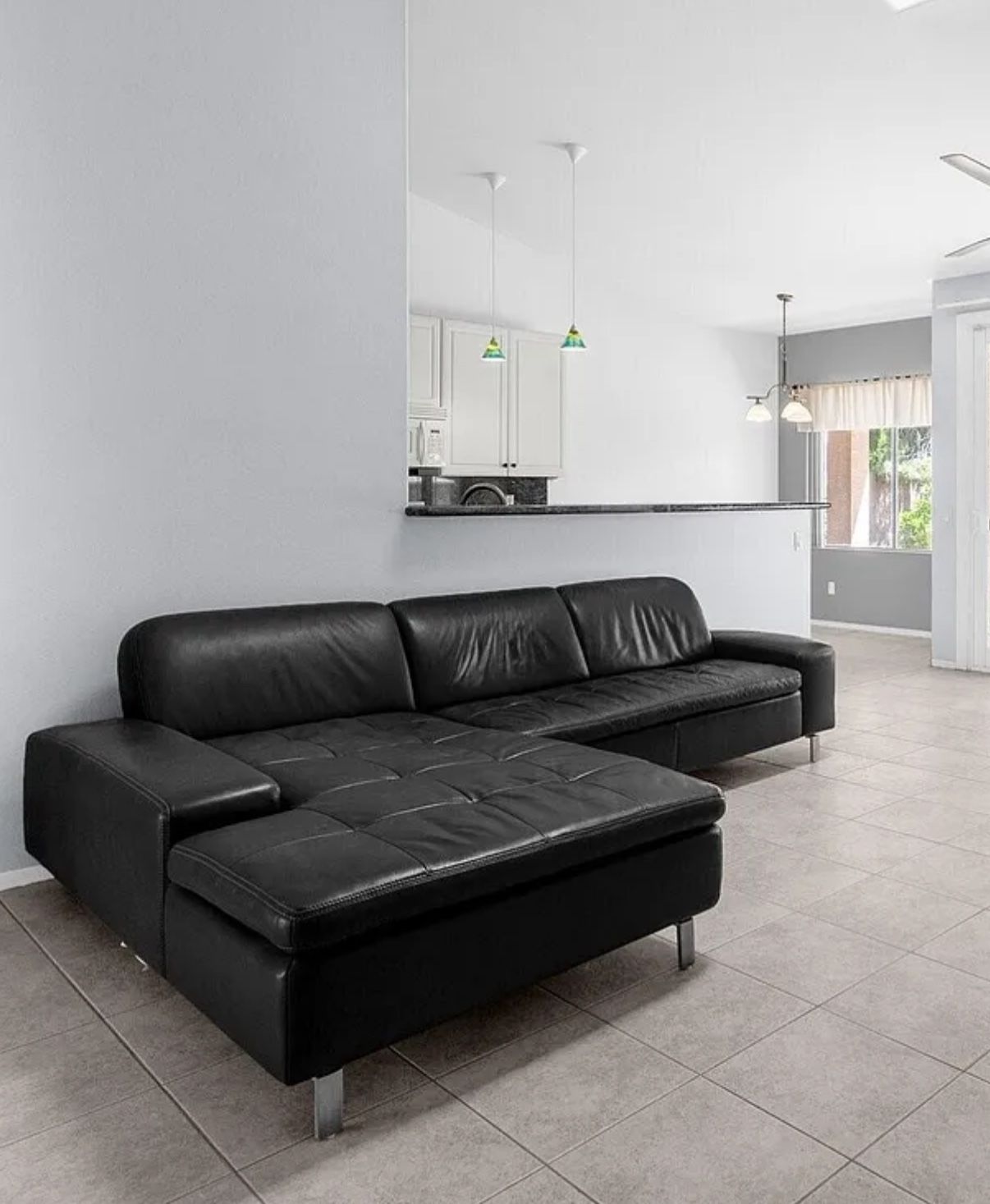 Leather Sectional Couch