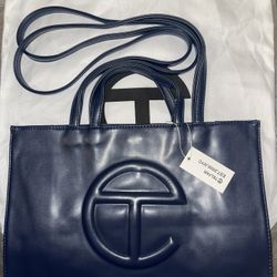 Telfar Medium Shopping Bag - Navy
