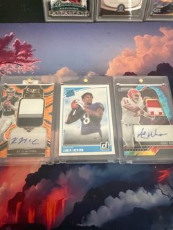 FOOTBALL AUTO AND PATCH LOT