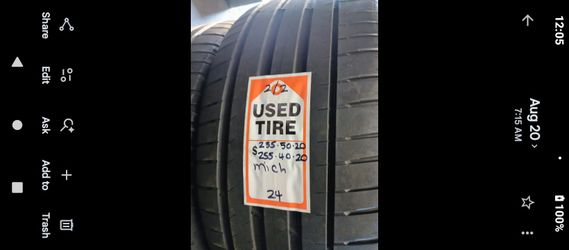 20" Michelin Tires