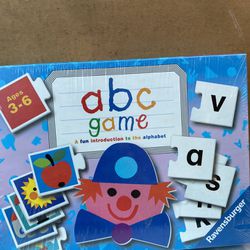 New Sealed Ravensburger ABC Introduction To The Alphabet ages 3-6