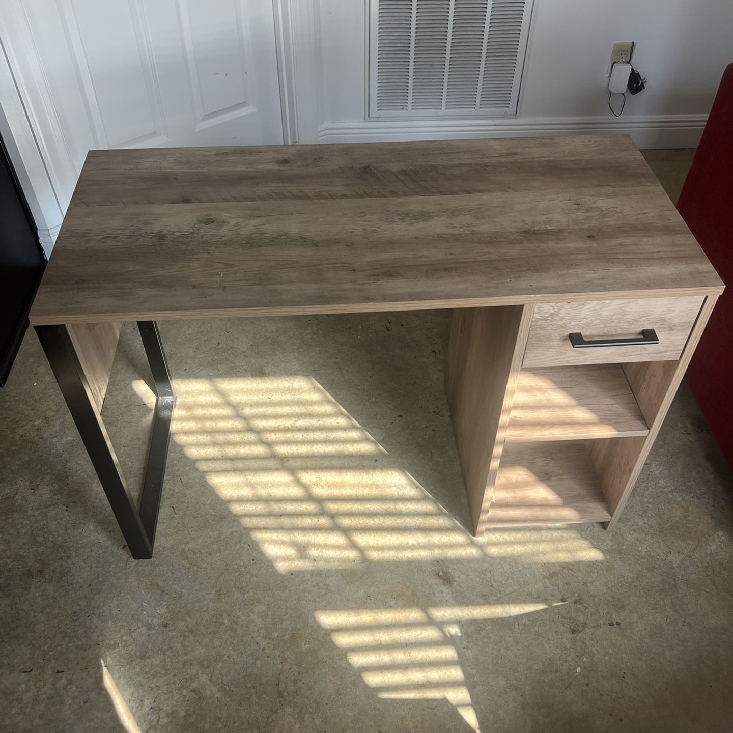Light Brown Desk For Sale