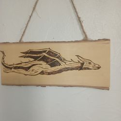 Dragon Wood Burning, Wall Decor