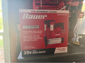 Bauer 18 gauge brad nailer