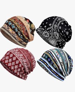 Women’s baggy slouchy beanie chemo hat cap scarf