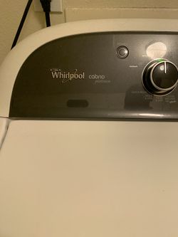 Whirlpool washing machine