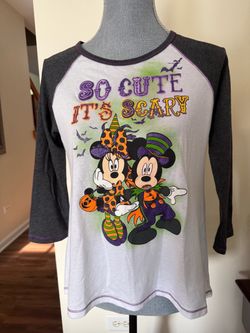 Disney Mickey & Minnie Halloween Raglan Shirt