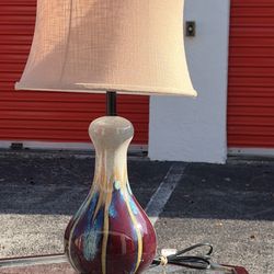 Mid Century Ceramic Lava Drip Lamp