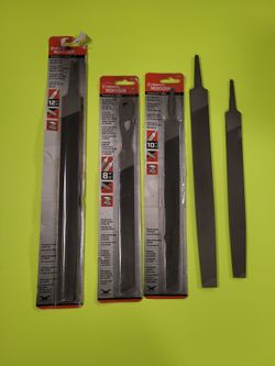 Nicholson Files (12" Mill, 10" Mill, 10" Double Cut, 8" Double/Single Cut)