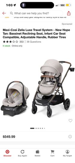 Maxi-Cosi Zelia² Luxe 5-in-1 Travel System Brand New,