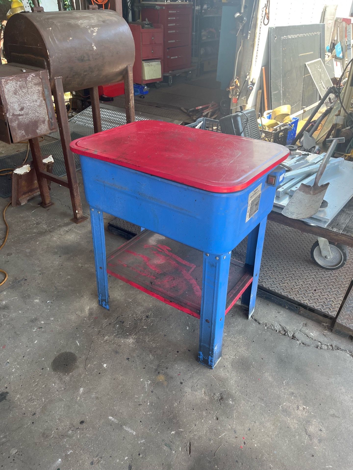 Central machinery parts washer with pump 120 V metal shop & Mechanic Equipment