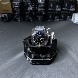 Custom G-Shock GA-2100 "CasiOak" | Rainbow Galaxy & Transparent Edition