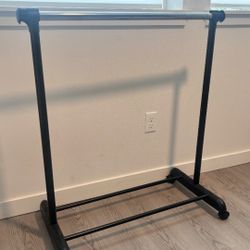 Rolling Clothing Rack 