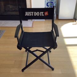 Rare Authentic Vintage Nike Promotional Director's Chair Late 1980s or Early 1990s