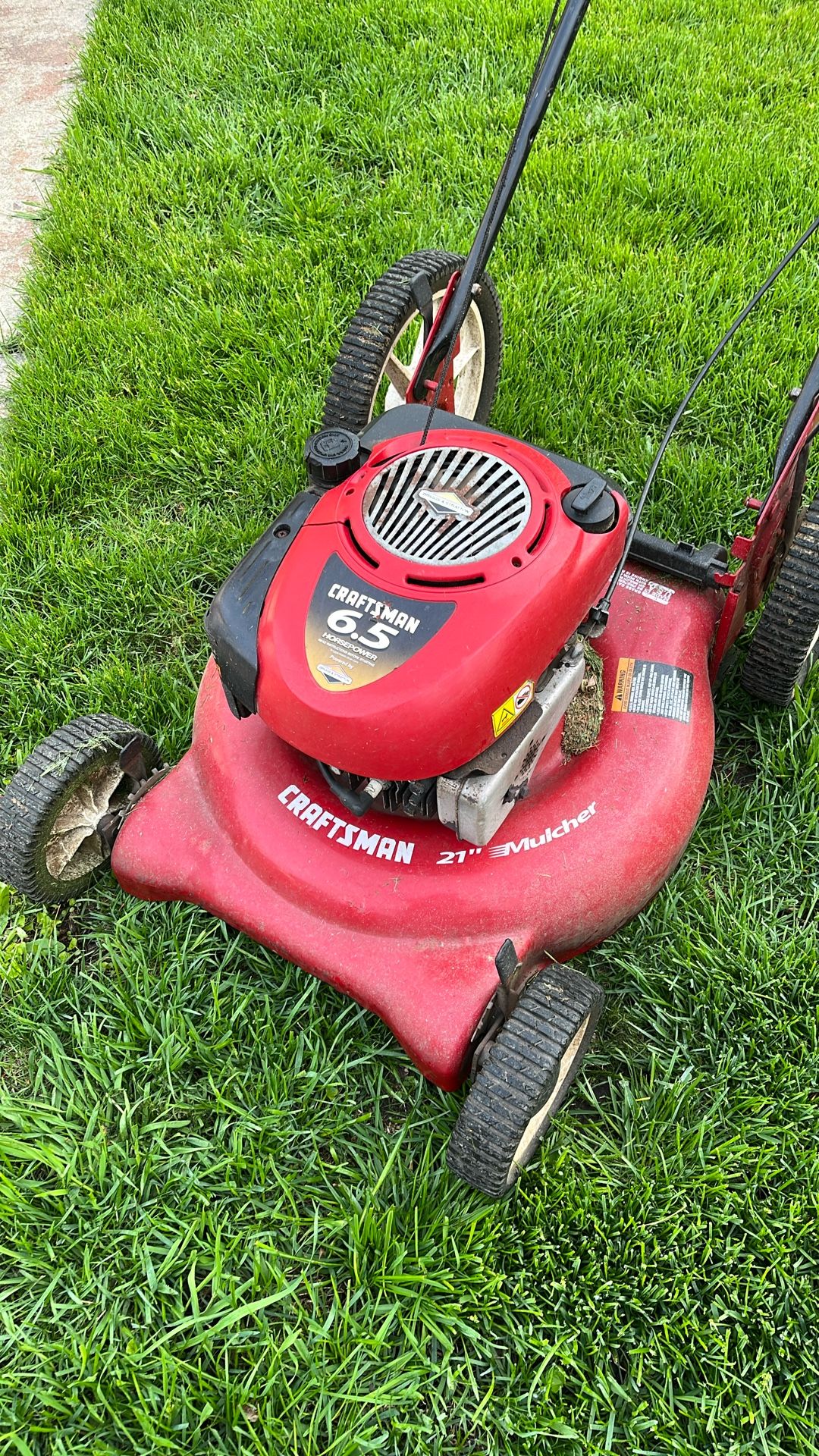 Craftsman HP 21 Inch Mulching Lawnmower With