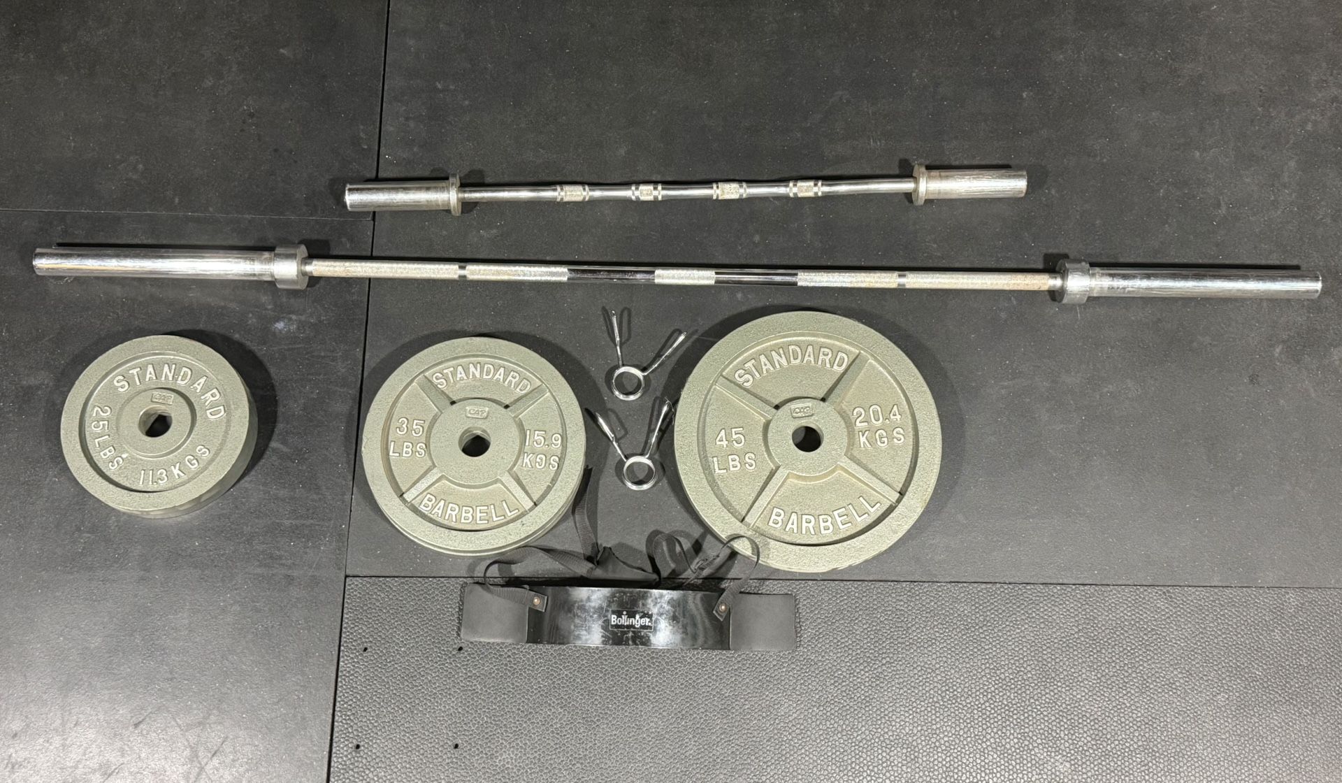 Weight Lifting Bars And Weights