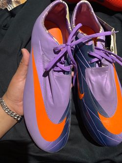 Nike Mercurial Soccer Cleats Purple Orange
