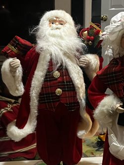 3 Santas 1 Mrs.Claus All In Excellent Condition Asking 40.00 for All