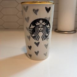 12oz Starbucks Ceramic Travel Mug
