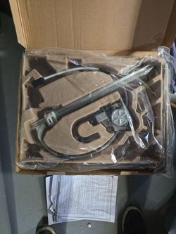 pow window regulator and motor assembly