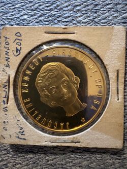 Republic of Palau Jacqueline Kennedy Commemorative Gold Coin 21K Gold 15g