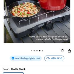 coleman stove 2 burner new 