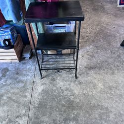 Metal Table Or Night Stand 