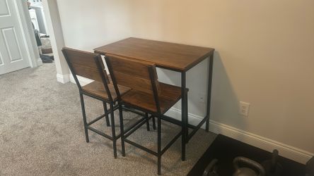 Pub Table And 2 Seats