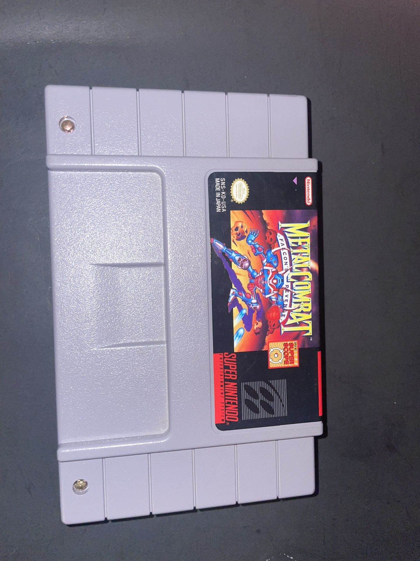 Metal Combat : Falcons Revenge for Super Nintendo (Read Description before buy)