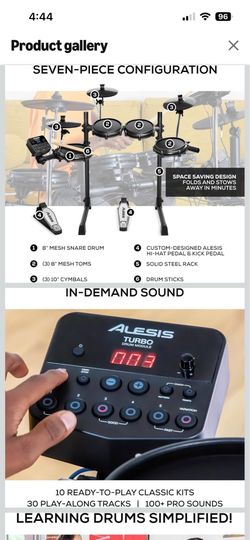 New electric drum kit Alesis