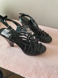 Franco Sarto black sandals size 9