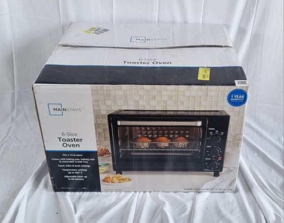 Mainstays 6-Slice Toaster Oven