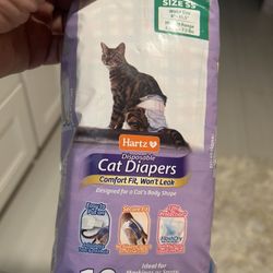 Hartz  CAT Diapers.  (disposable)