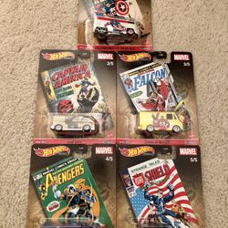 Hot Wheels Premium 2021 Marvel Comics Vehicles 