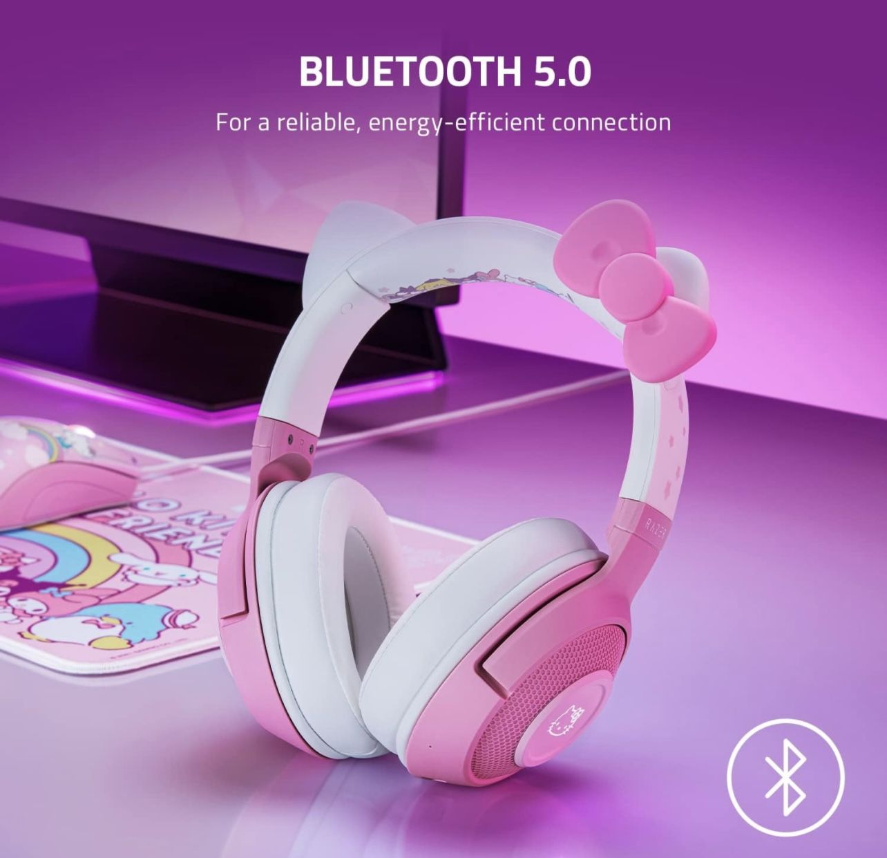 Kitten Kraken Razor Blue Tooth Wireless Headset 