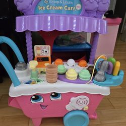 <Streamwood>Leap Frog Scoop And  Learn Ice Cream Deluxe Cart 