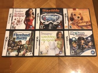 6 NINTENDO DS GAME LOT