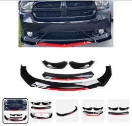 For Dodge Durango Front Bumper Lip Splitter Lower Spoiler Body Kit Red