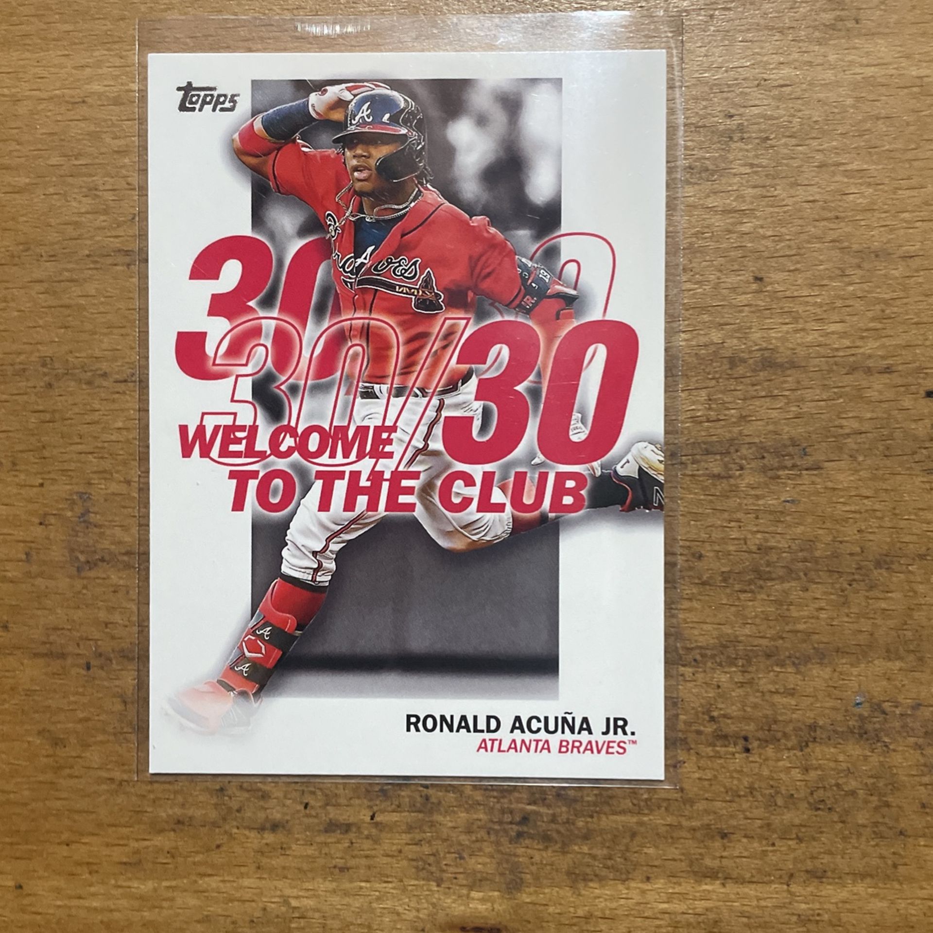2023 TOPPS ACUNA JR WELCOME TO THE CLUB CARD