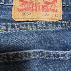 Levi’s 505 Men’s Jeans 34x32