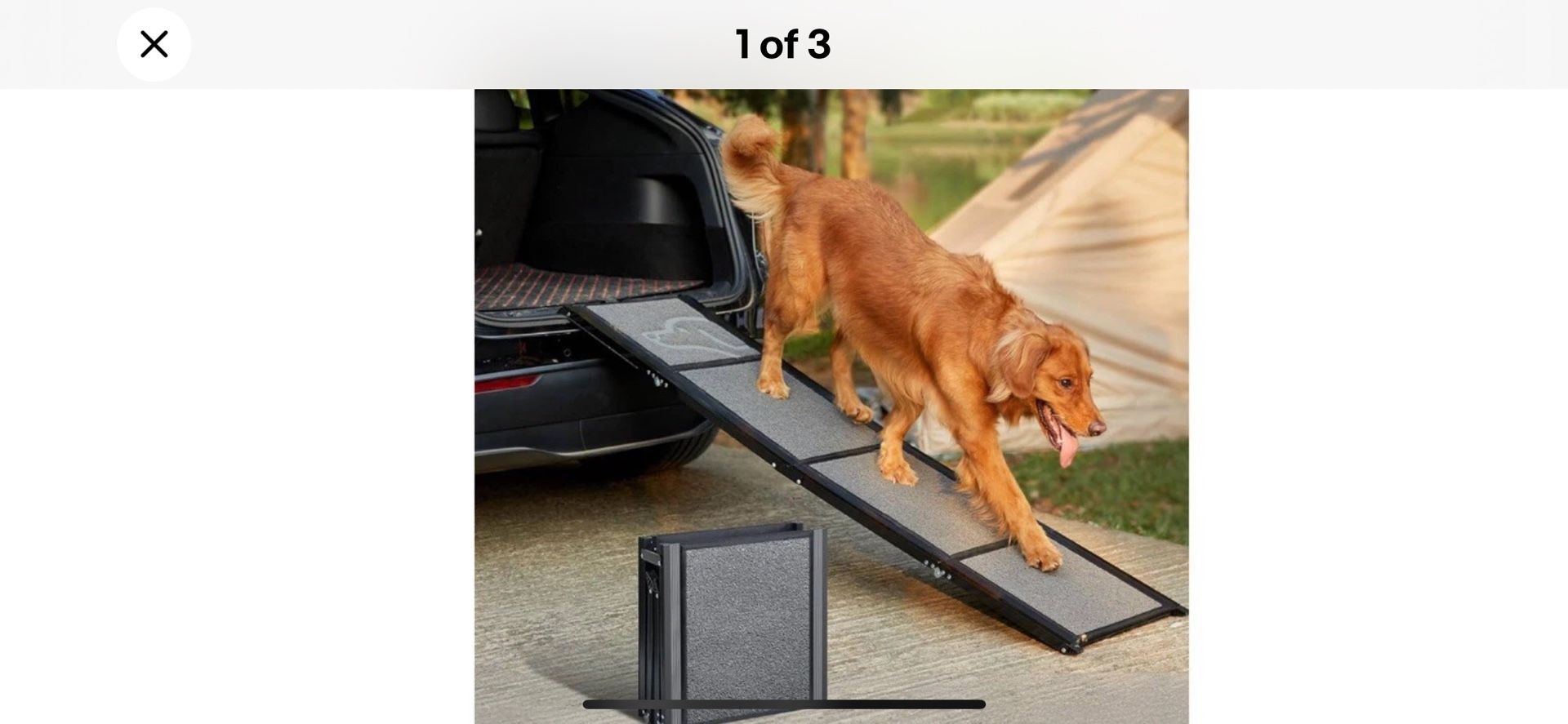 “New”Foldable,portable Pet Ramp(holds 250lbs)w/traction