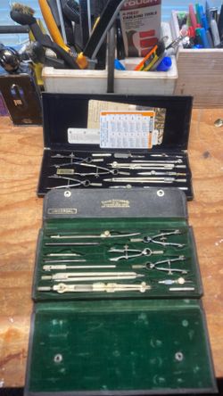 Vintage drafting kits
