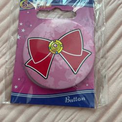 Sailor Moon Bow Button Pin 