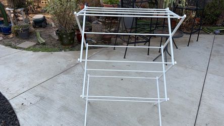 Folding Clothes Drying Rack - Great Condition