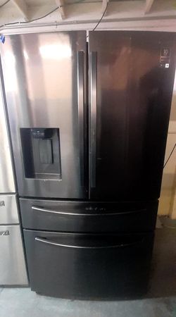 Samsung 4 Door Black Stainless Refrigerator
